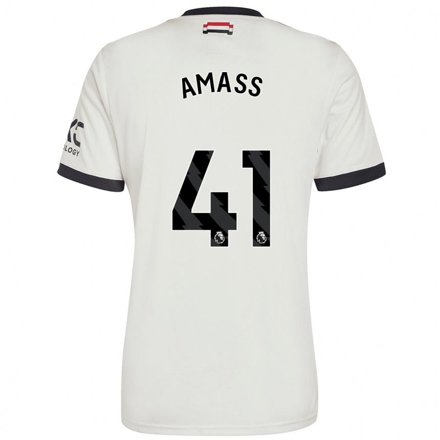 Niño Fútbol Camiseta Harry Amass #41 Blanquecino Equipación Tercera 2024/25 México