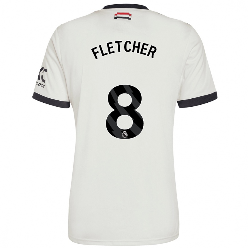 Niño Fútbol Camiseta Tyler Fletcher #8 Blanquecino Equipación Tercera 2024/25 México