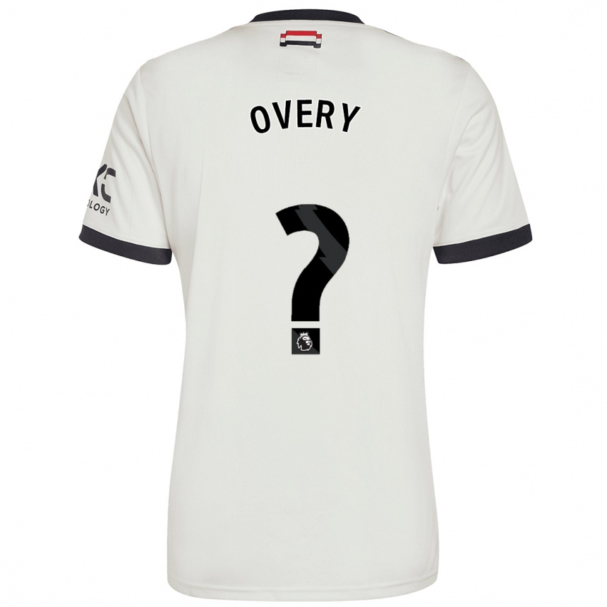 Niño Fútbol Camiseta James Overy #0 Blanquecino Equipación Tercera 2024/25 México