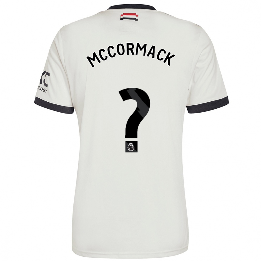 Niño Fútbol Camiseta Rafe Mccormack #0 Blanquecino Equipación Tercera 2024/25 México