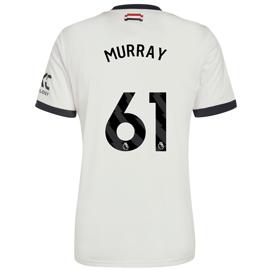 Niño Fútbol Camiseta Sam Murray #61 Blanquecino Equipación Tercera 2024/25 México