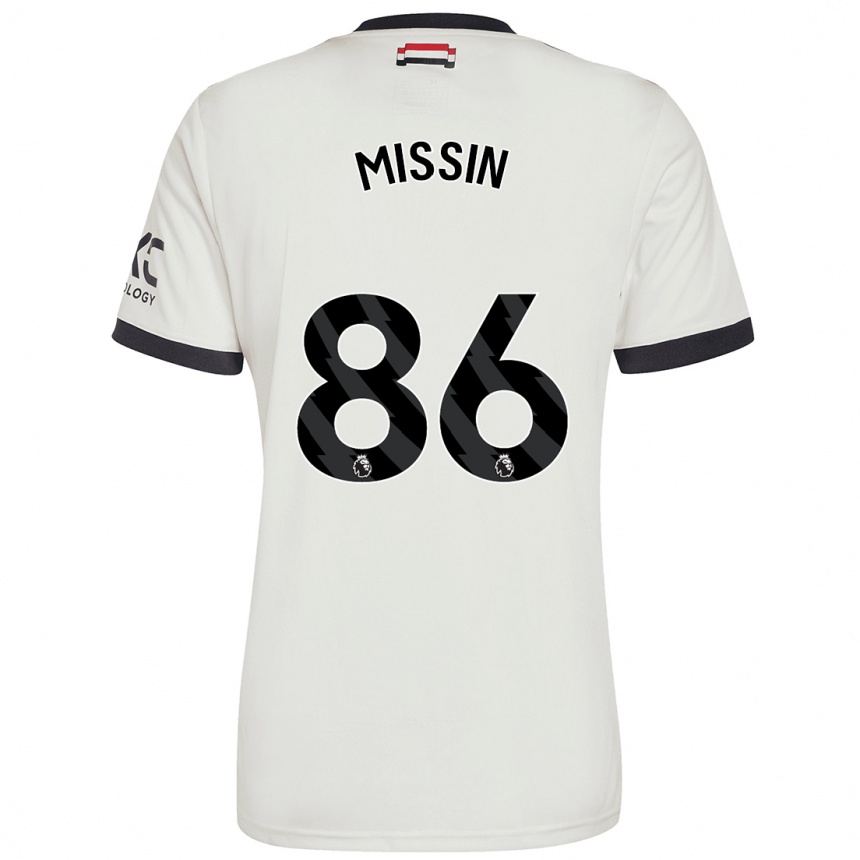 Niño Fútbol Camiseta Ashton Missin #86 Blanquecino Equipación Tercera 2024/25 México