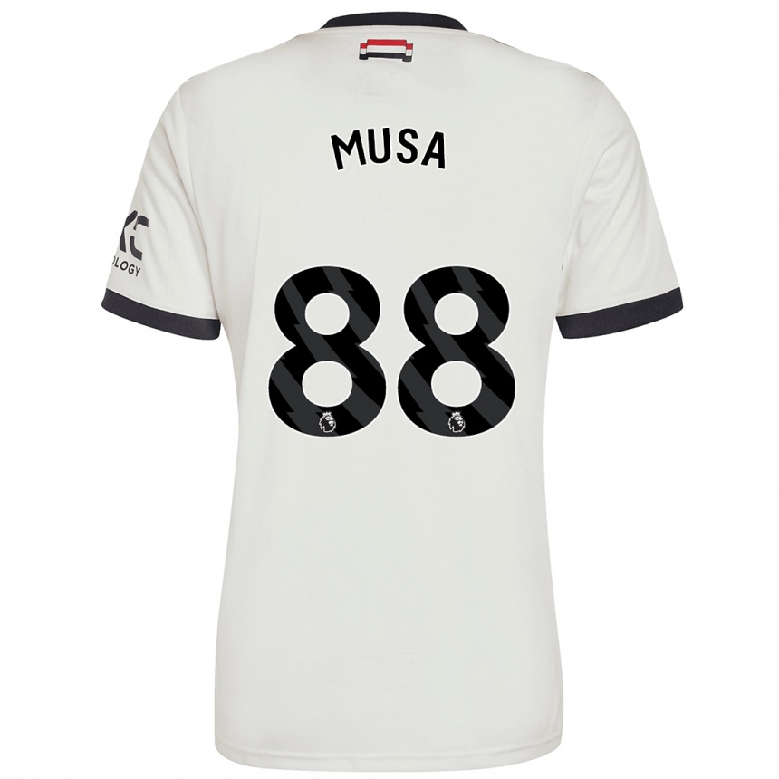 Niño Fútbol Camiseta Victor Musa #88 Blanquecino Equipación Tercera 2024/25 México