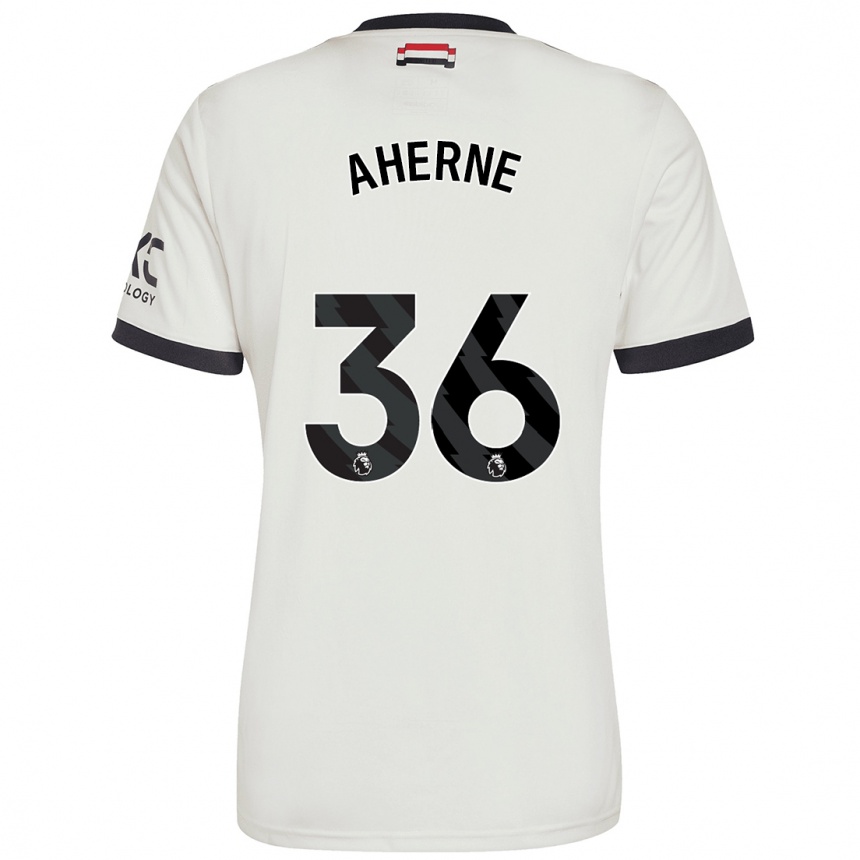 Niño Fútbol Camiseta Alyssa Aherne #36 Blanquecino Equipación Tercera 2024/25 México