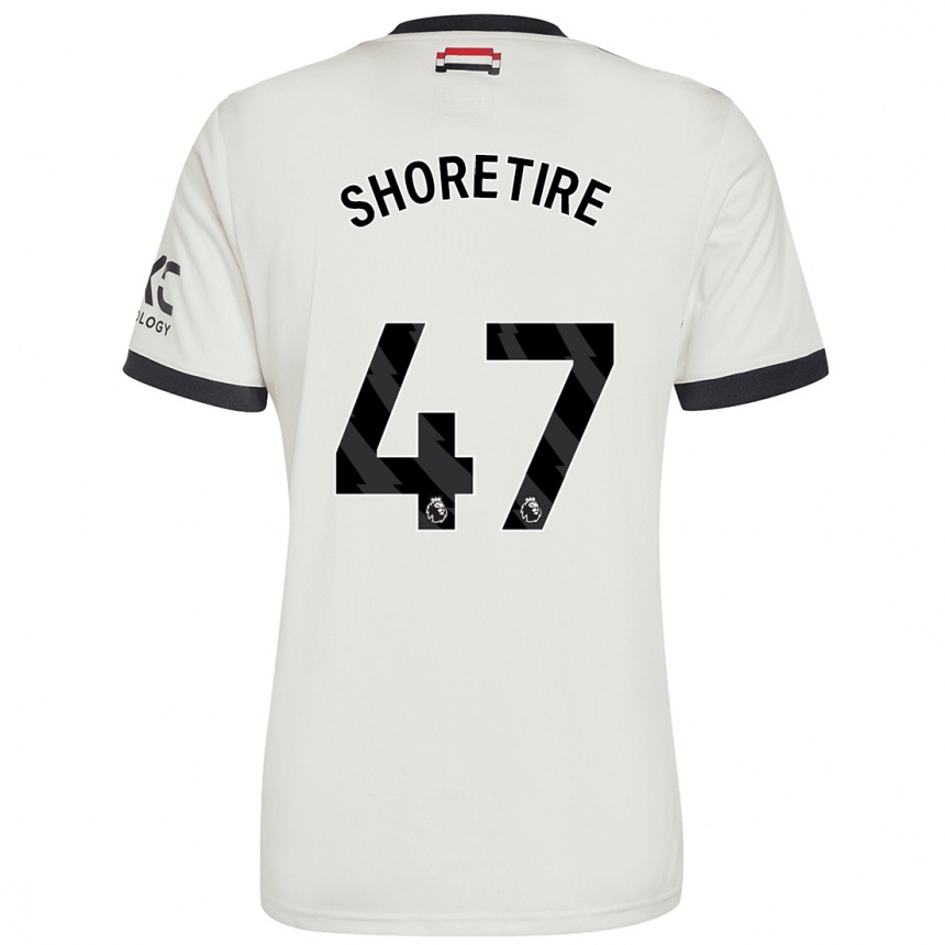 Niño Fútbol Camiseta Shola Shoretire #47 Blanquecino Equipación Tercera 2024/25 México