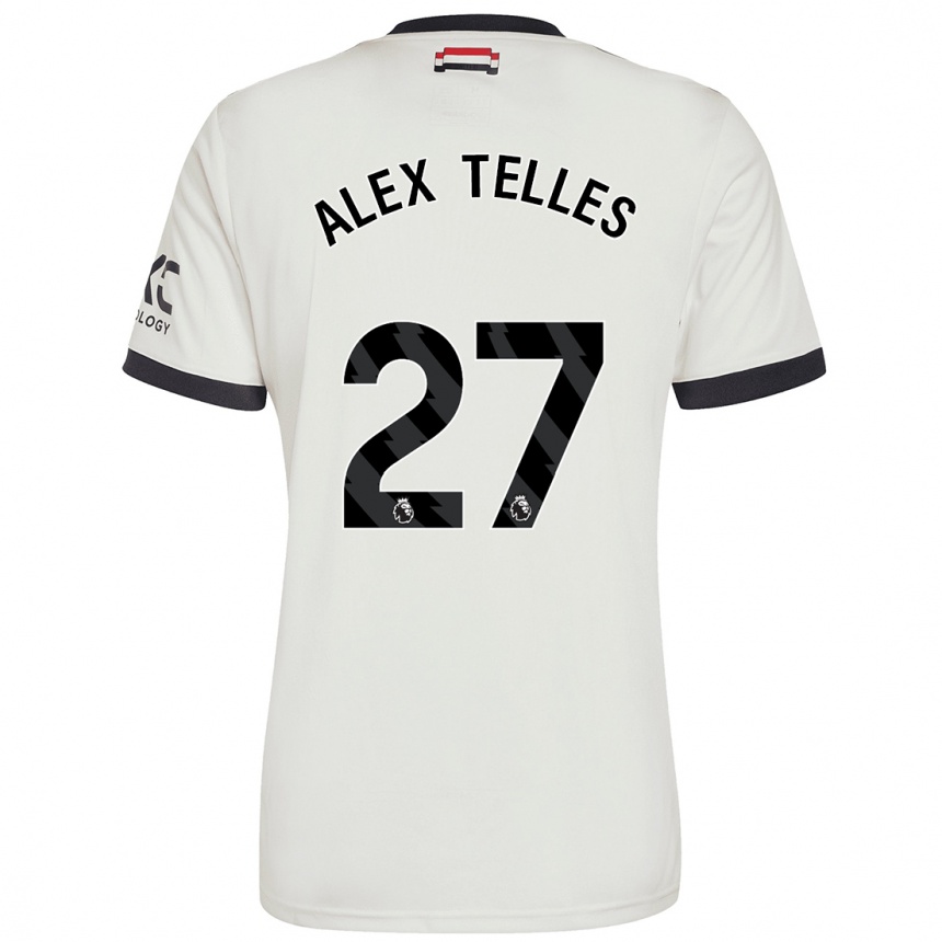 Niño Fútbol Camiseta Alex Nicolao Telles #27 Blanquecino Equipación Tercera 2024/25 México