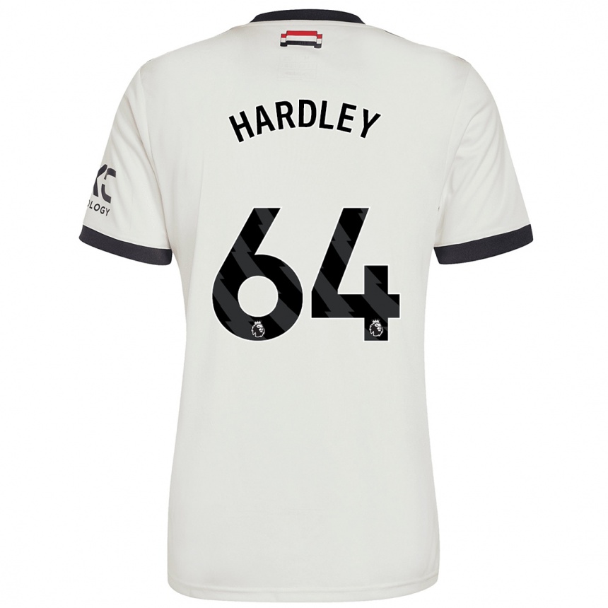 Niño Fútbol Camiseta Bjorn Hardley #64 Blanquecino Equipación Tercera 2024/25 México