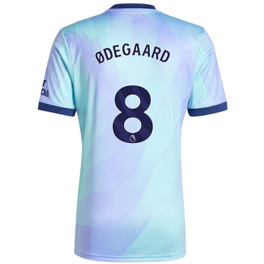 Niño Fútbol Camiseta Martin Odegaard #8 Agua Equipación Tercera 2024/25 México