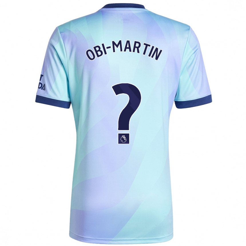 Niño Fútbol Camiseta Chido Obi-Martin #0 Agua Equipación Tercera 2024/25 México