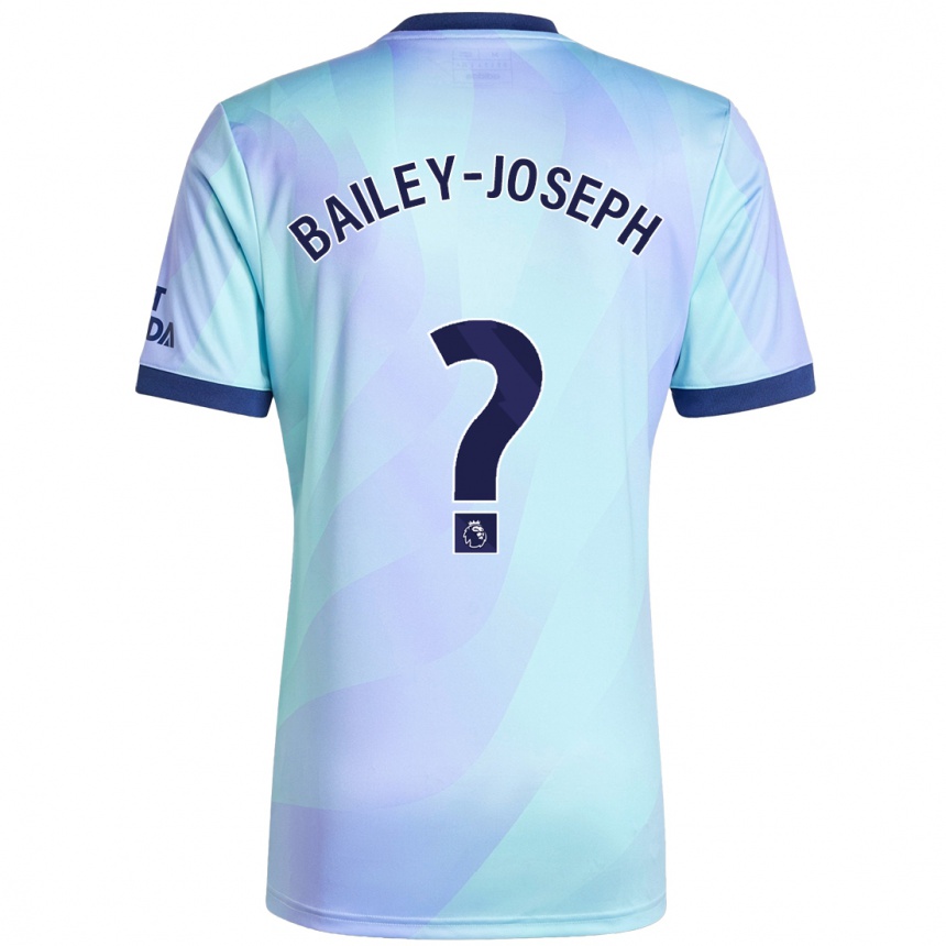 Niño Fútbol Camiseta Brando Bailey-Joseph #0 Agua Equipación Tercera 2024/25 México