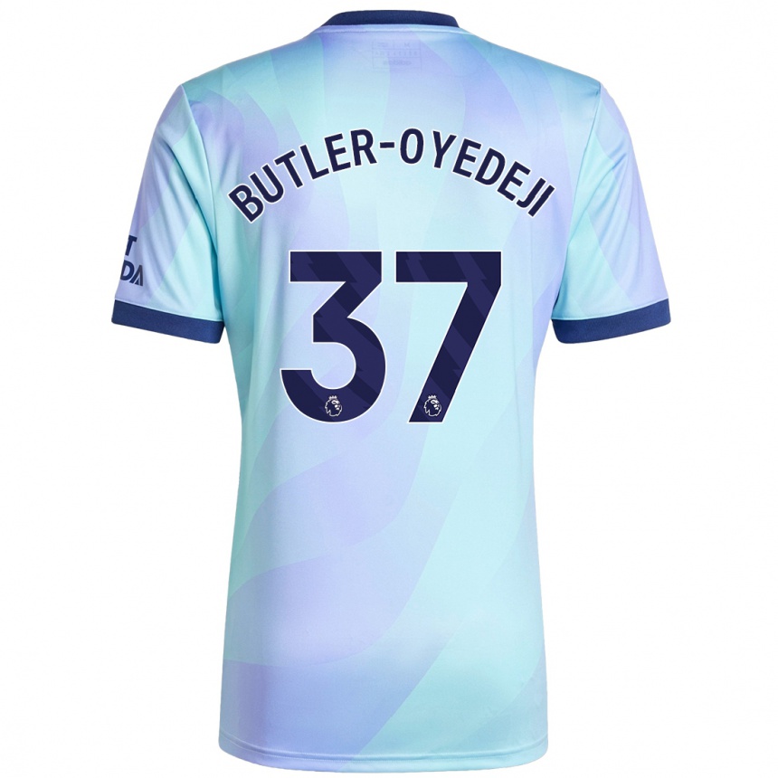 Niño Fútbol Camiseta Nathan Butler-Oyedeji #37 Agua Equipación Tercera 2024/25 México