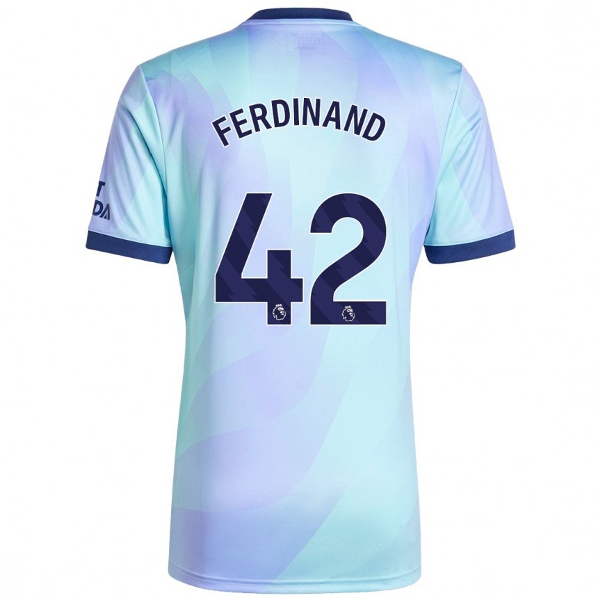 Niño Fútbol Camiseta Seb Ferdinand #42 Agua Equipación Tercera 2024/25 México