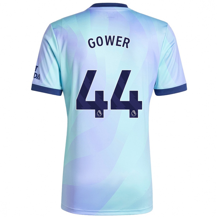 Niño Fútbol Camiseta Jimi Gower #44 Agua Equipación Tercera 2024/25 México