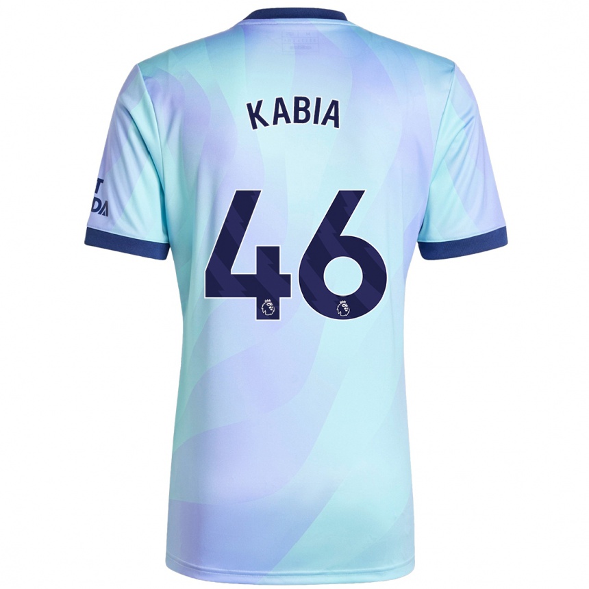 Niño Fútbol Camiseta Ismeal Kabia #46 Agua Equipación Tercera 2024/25 México