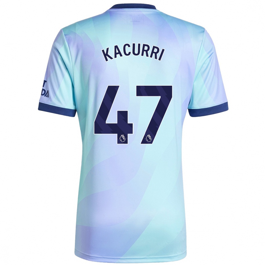 Niño Fútbol Camiseta Maldini Kacurri #47 Agua Equipación Tercera 2024/25 México