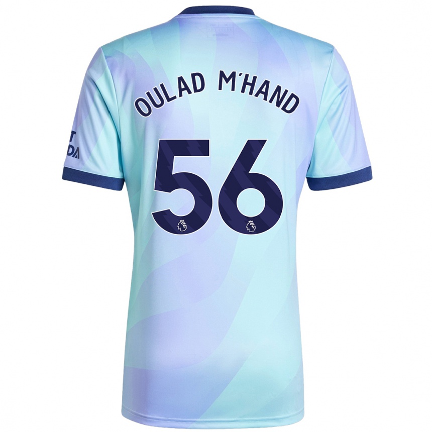 Niño Fútbol Camiseta Salah-Eddine Oulad M'hand #56 Agua Equipación Tercera 2024/25 México