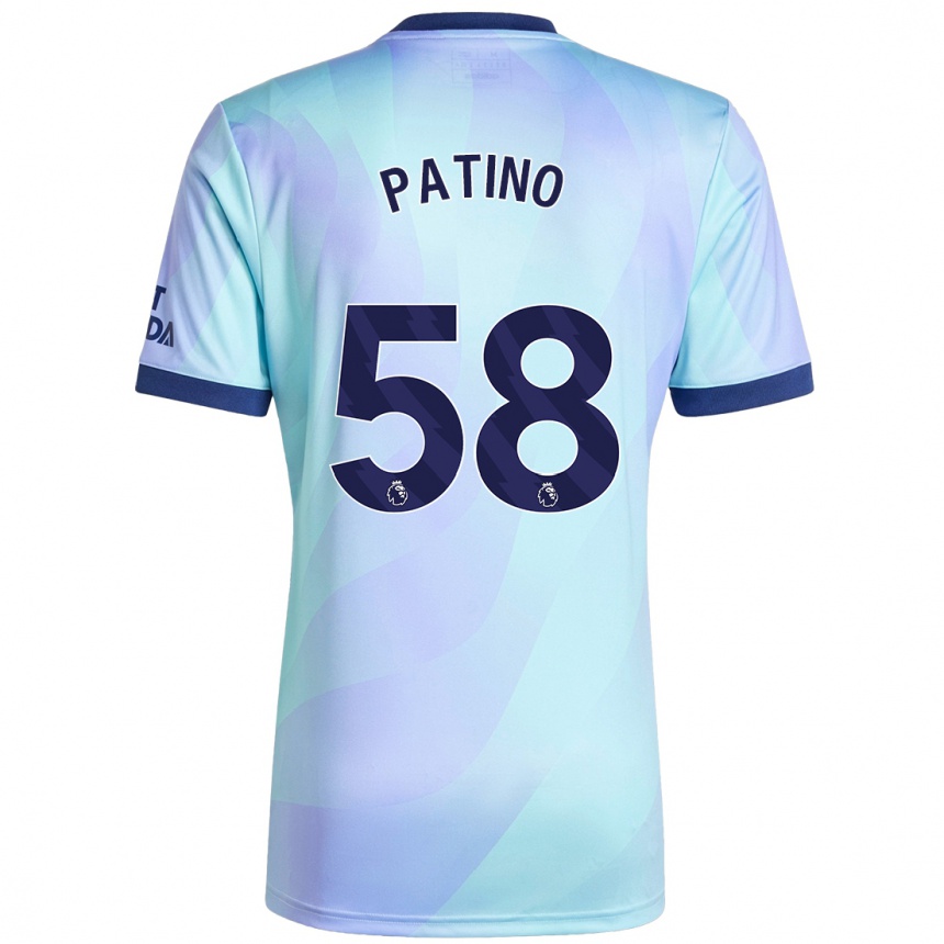 Niño Fútbol Camiseta Charlie Patino #58 Agua Equipación Tercera 2024/25 México