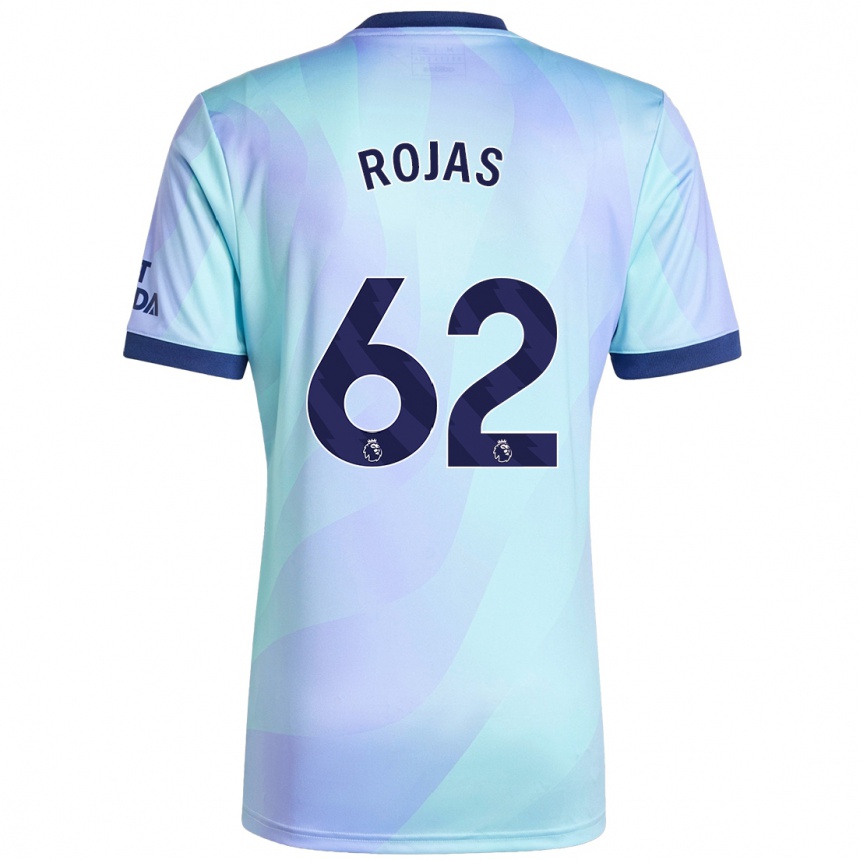 Niño Fútbol Camiseta Alexei Rojas #62 Agua Equipación Tercera 2024/25 México