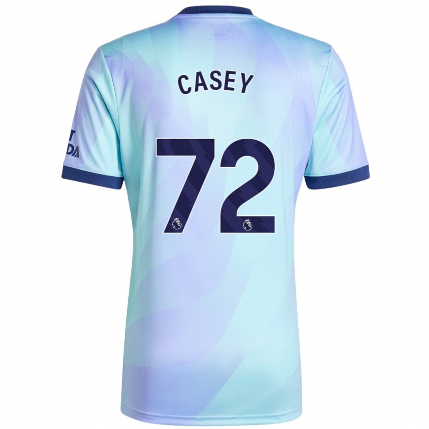 Niño Fútbol Camiseta Dan Casey #72 Agua Equipación Tercera 2024/25 México