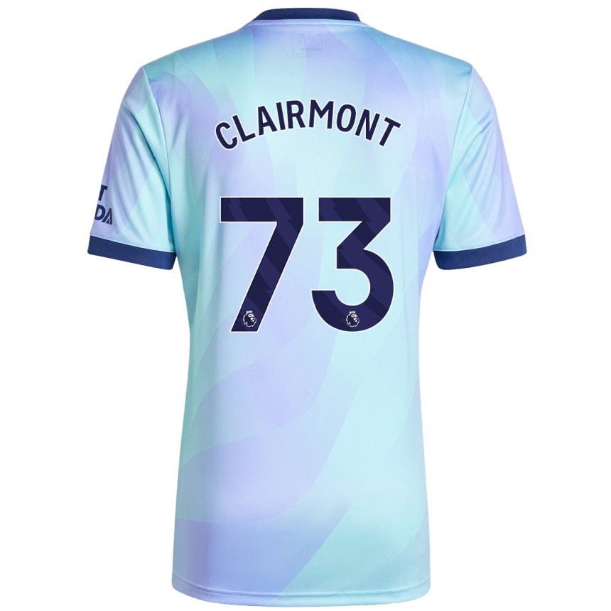 Niño Fútbol Camiseta Reece Clairmont #73 Agua Equipación Tercera 2024/25 México