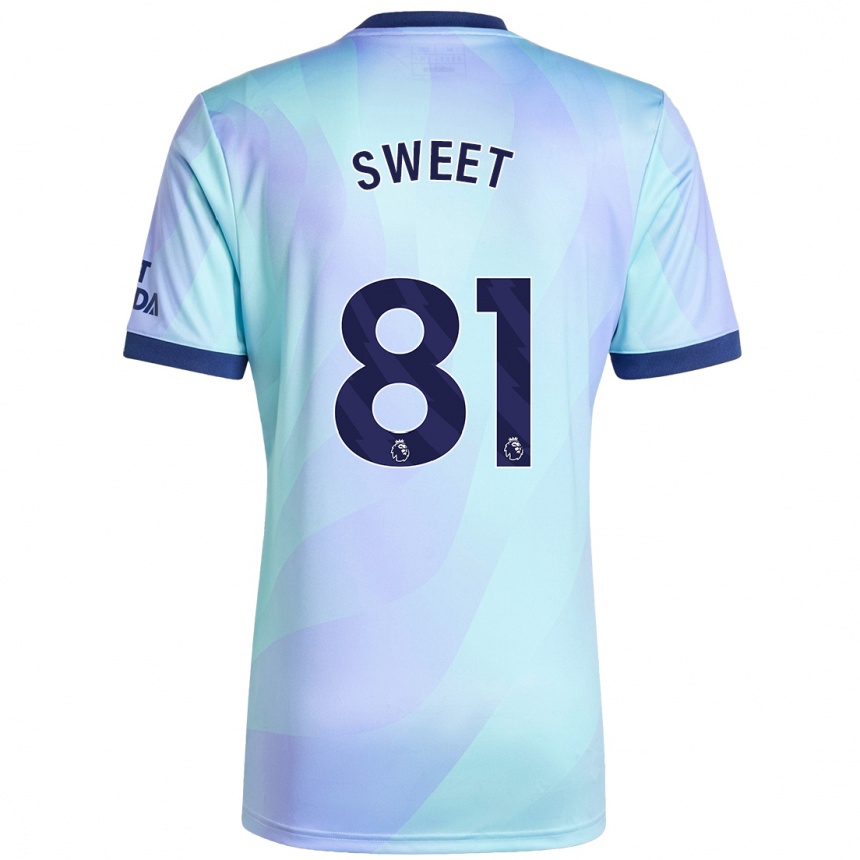 Niño Fútbol Camiseta Will Sweet #81 Agua Equipación Tercera 2024/25 México