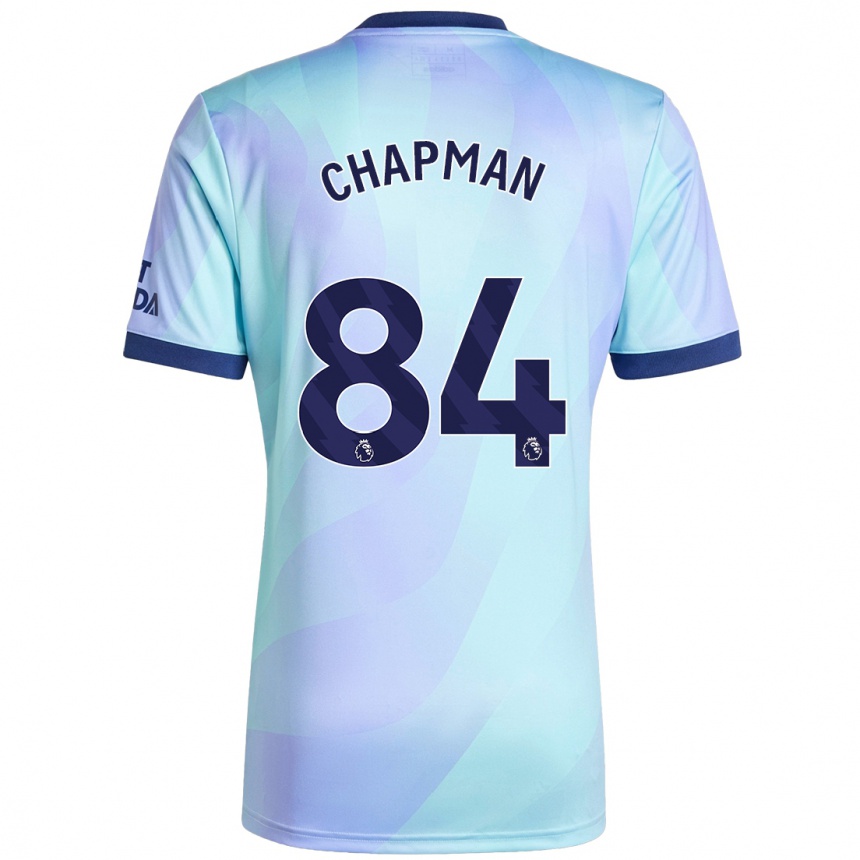 Niño Fútbol Camiseta Samuel Chapman #84 Agua Equipación Tercera 2024/25 México