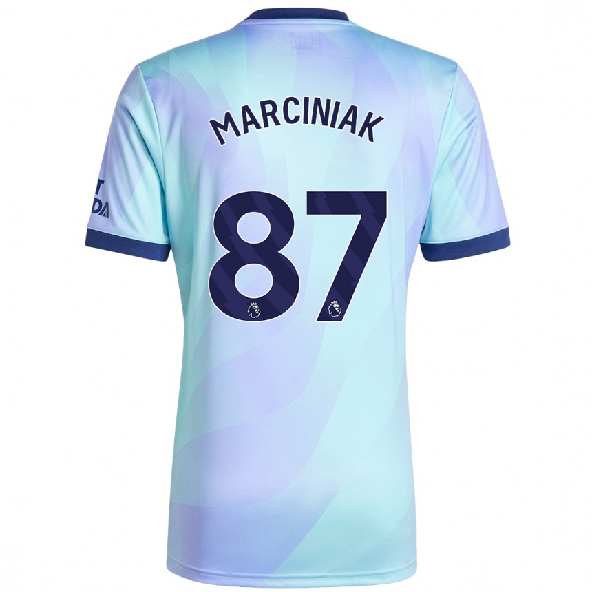 Niño Fútbol Camiseta Alex Marciniak #87 Agua Equipación Tercera 2024/25 México