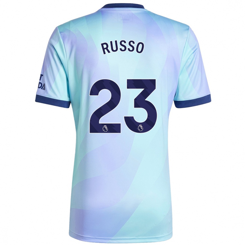 Niño Fútbol Camiseta Alessia Russo #23 Agua Equipación Tercera 2024/25 México