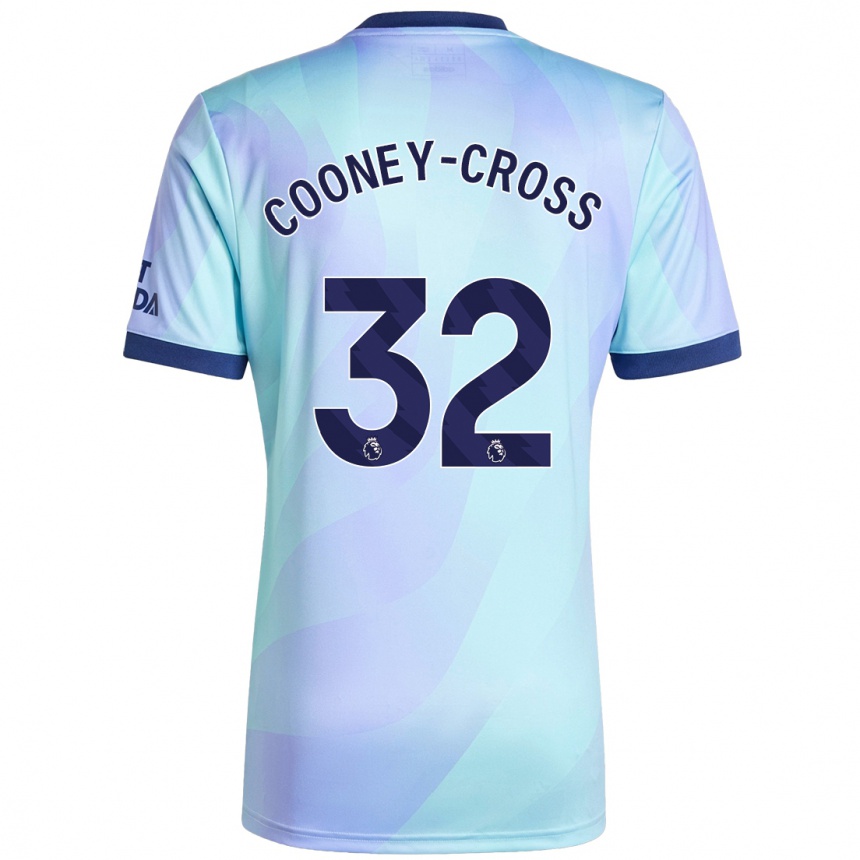 Niño Fútbol Camiseta Kyra Cooney-Cross #32 Agua Equipación Tercera 2024/25 México