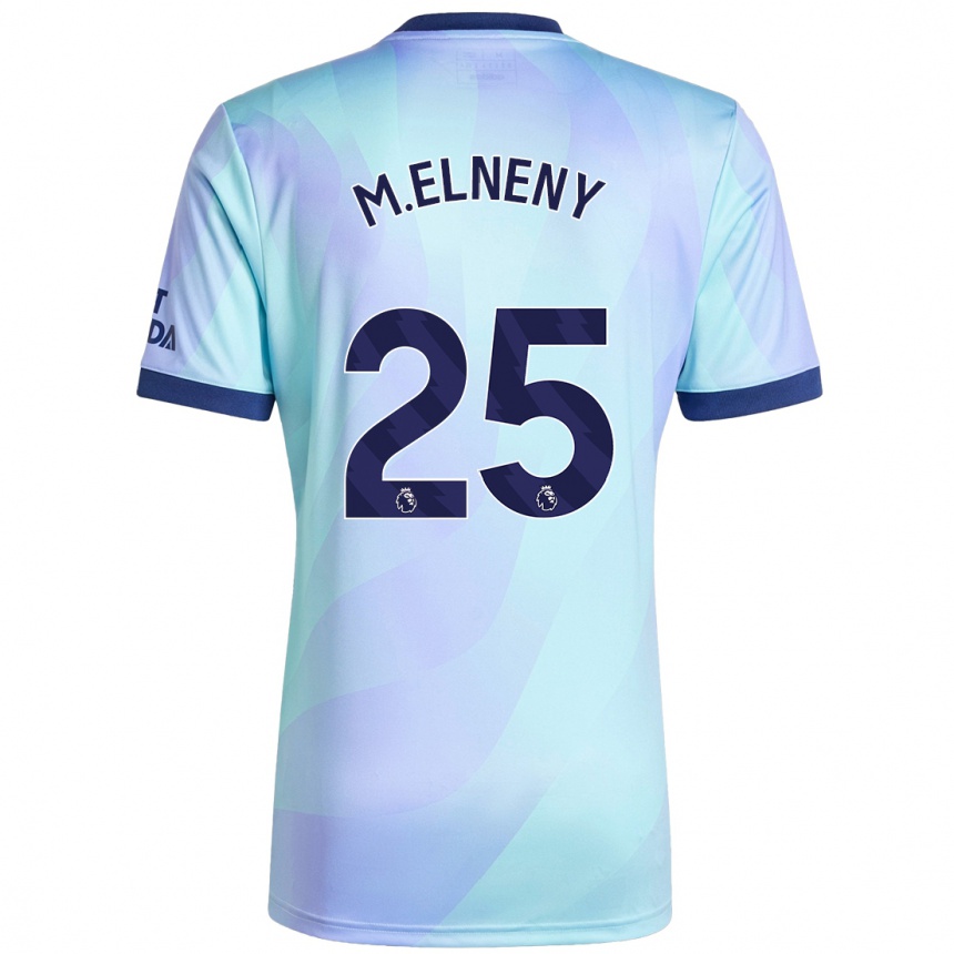 Niño Fútbol Camiseta Mohamed Elneny #25 Agua Equipación Tercera 2024/25 México