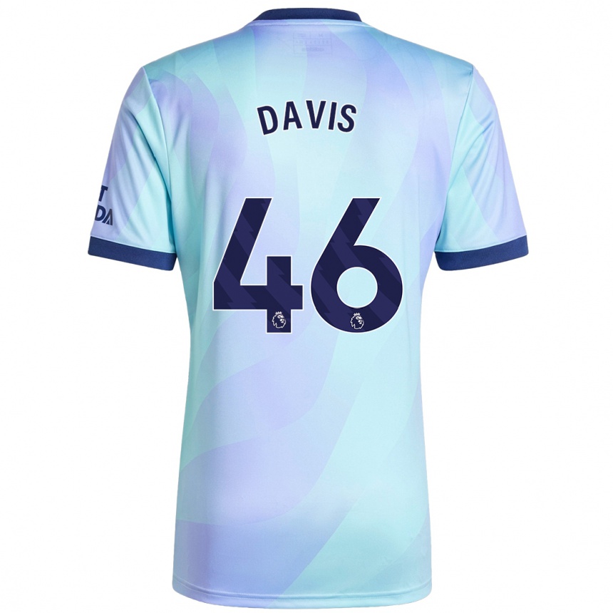 Niño Fútbol Camiseta Timi Davis #46 Agua Equipación Tercera 2024/25 México