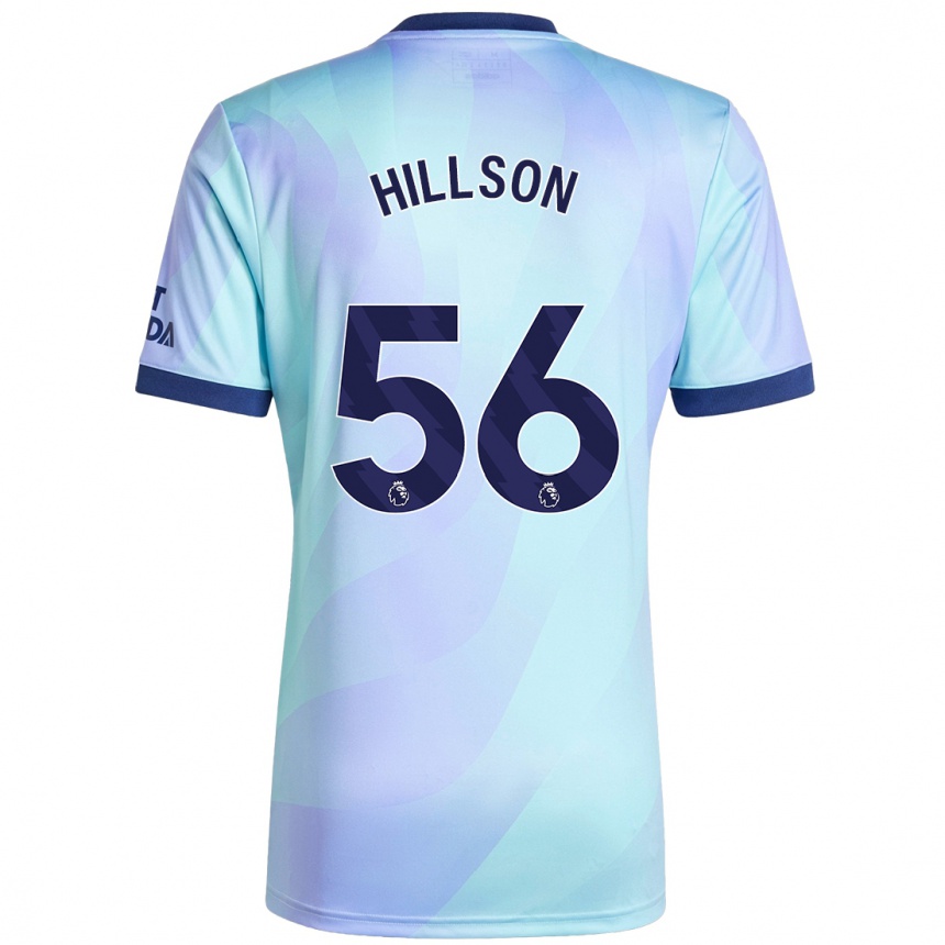 Niño Fútbol Camiseta James Hillson #56 Agua Equipación Tercera 2024/25 México