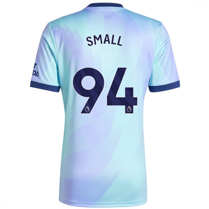 Niño Fútbol Camiseta Coby Small #94 Agua Equipación Tercera 2024/25 México