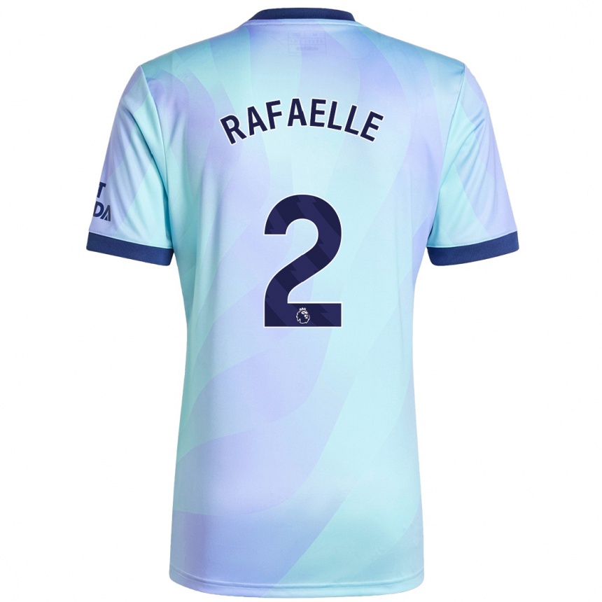 Niño Fútbol Camiseta Rafaelle Souza #2 Agua Equipación Tercera 2024/25 México