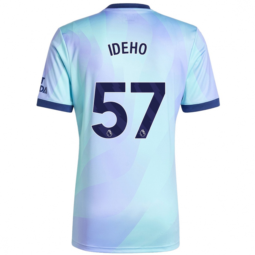 Niño Fútbol Camiseta Joel Ideho #57 Agua Equipación Tercera 2024/25 México