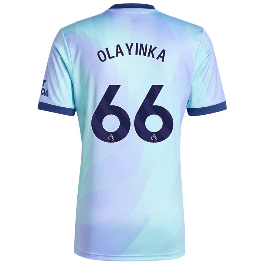 Niño Fútbol Camiseta James Olayinka #66 Agua Equipación Tercera 2024/25 México