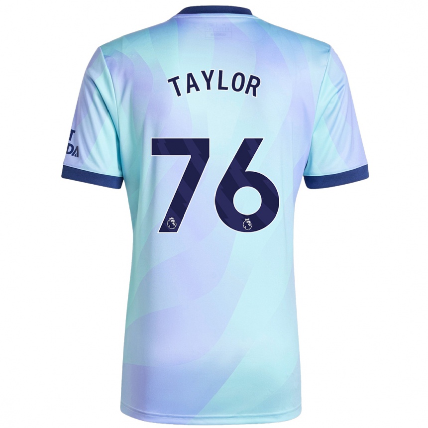 Niño Fútbol Camiseta Kido Taylor Hart #76 Agua Equipación Tercera 2024/25 México