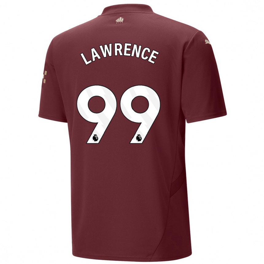 Niño Fútbol Camiseta Emilio Lawrence #99 Granate Equipación Tercera 2024/25 México