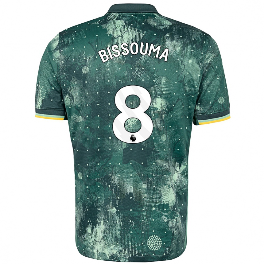 Niño Fútbol Camiseta Yves Bissouma #8 Verde Menta Equipación Tercera 2024/25 México