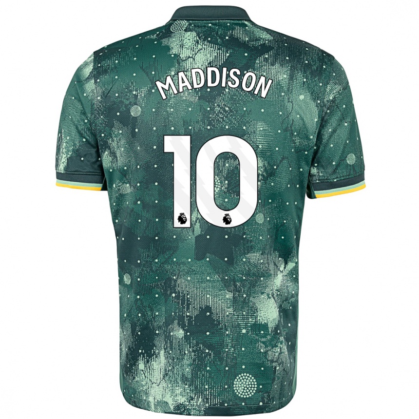 Niño Fútbol Camiseta James Maddison #10 Verde Menta Equipación Tercera 2024/25 México