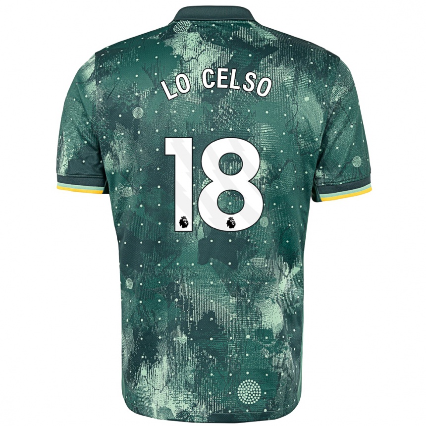 Niño Fútbol Camiseta Giovani Lo Celso #20 Verde Menta Equipación Tercera 2024/25 México