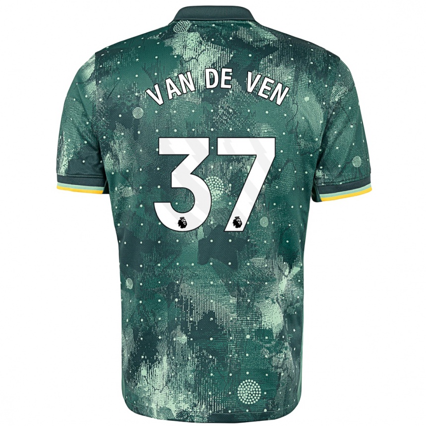 Niño Fútbol Camiseta Micky Van De Ven #37 Verde Menta Equipación Tercera 2024/25 México