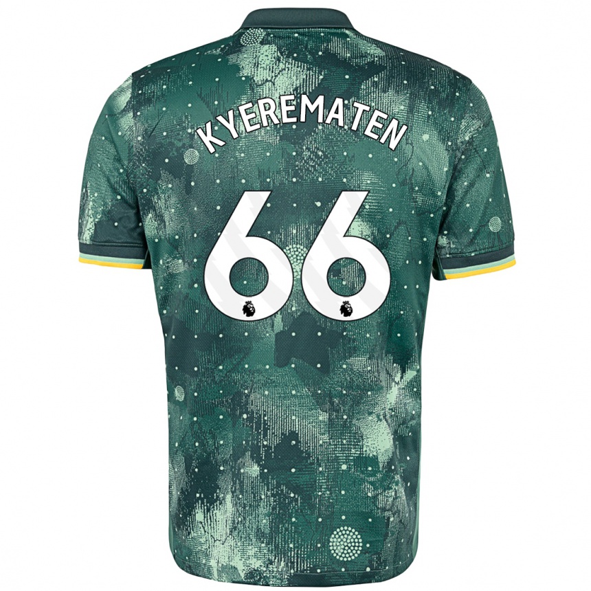 Niño Fútbol Camiseta Rio Kyerematen #66 Verde Menta Equipación Tercera 2024/25 México