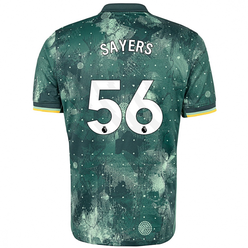 Niño Fútbol Camiseta Charlie Sayers #56 Verde Menta Equipación Tercera 2024/25 México