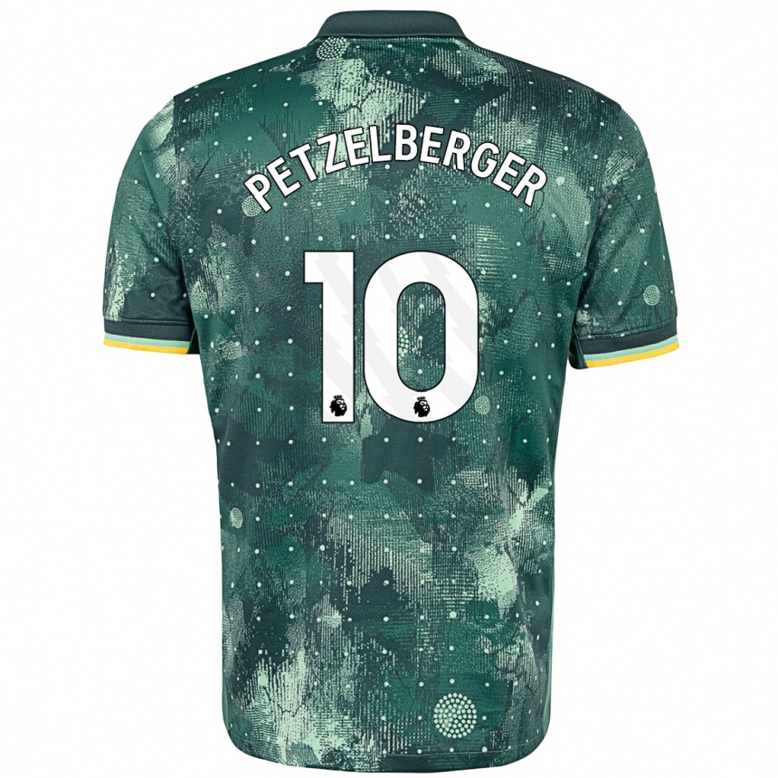 Niño Fútbol Camiseta Ramona Petzelberger #10 Verde Menta Equipación Tercera 2024/25 México