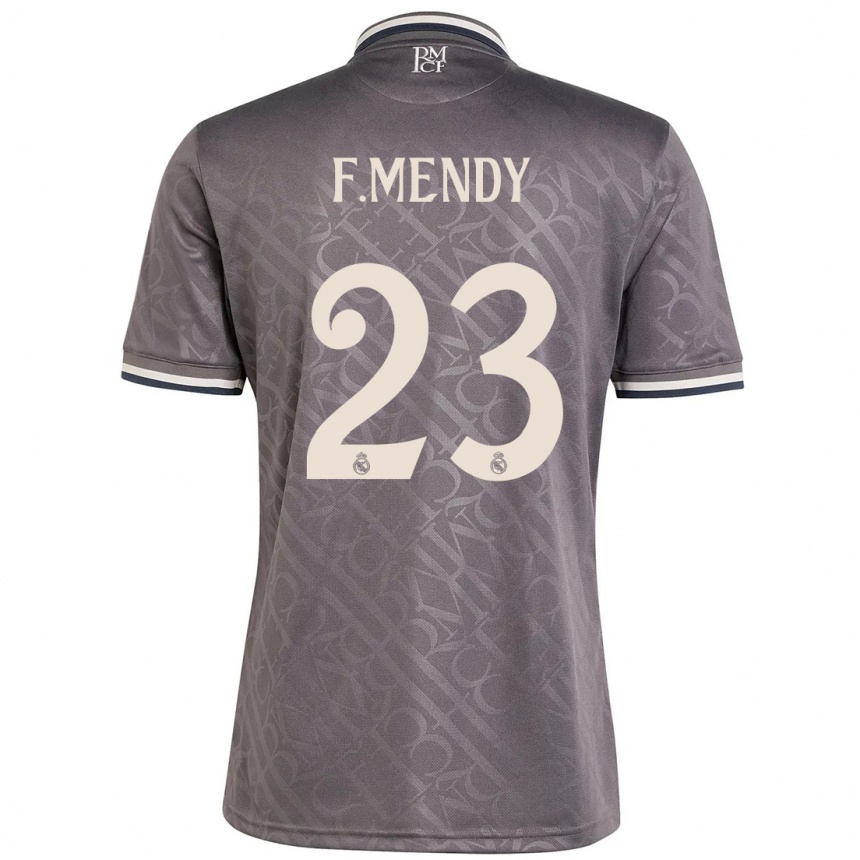 Niño Fútbol Camiseta Ferland Mendy #23 Carbón Equipación Tercera 2024/25 México