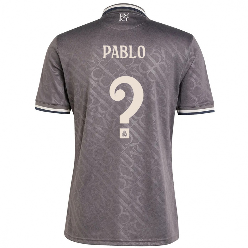 Niño Fútbol Camiseta Pablo Ramón #0 Carbón Equipación Tercera 2024/25 México