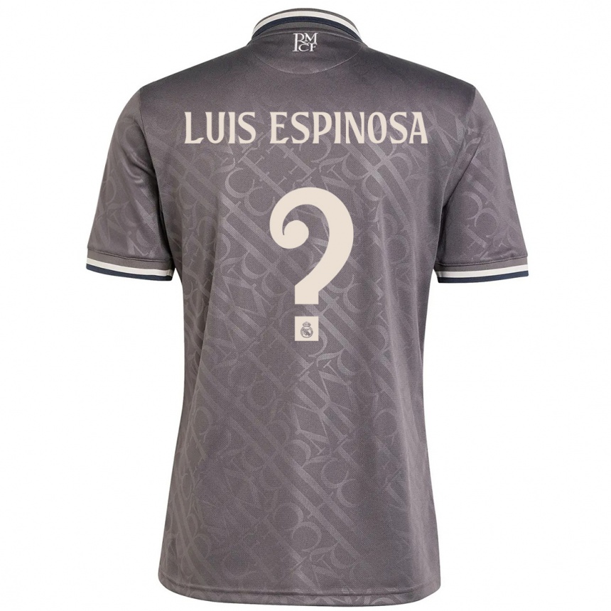 Niño Fútbol Camiseta José Luis Espinosa #0 Carbón Equipación Tercera 2024/25 México