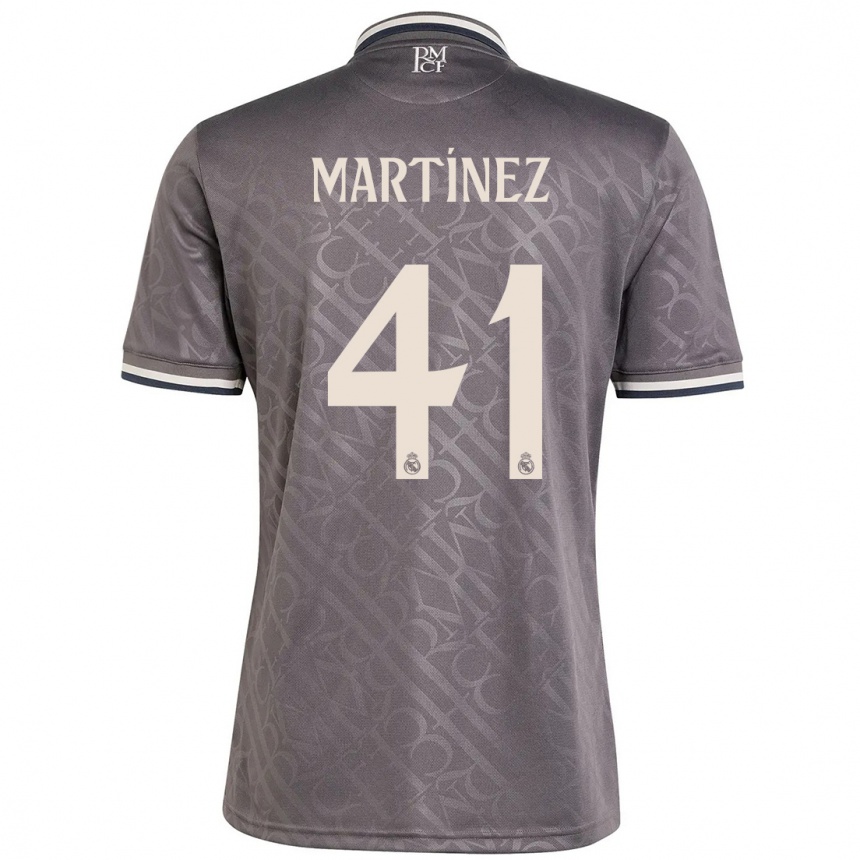 Niño Fútbol Camiseta Joan Martínez #41 Carbón Equipación Tercera 2024/25 México