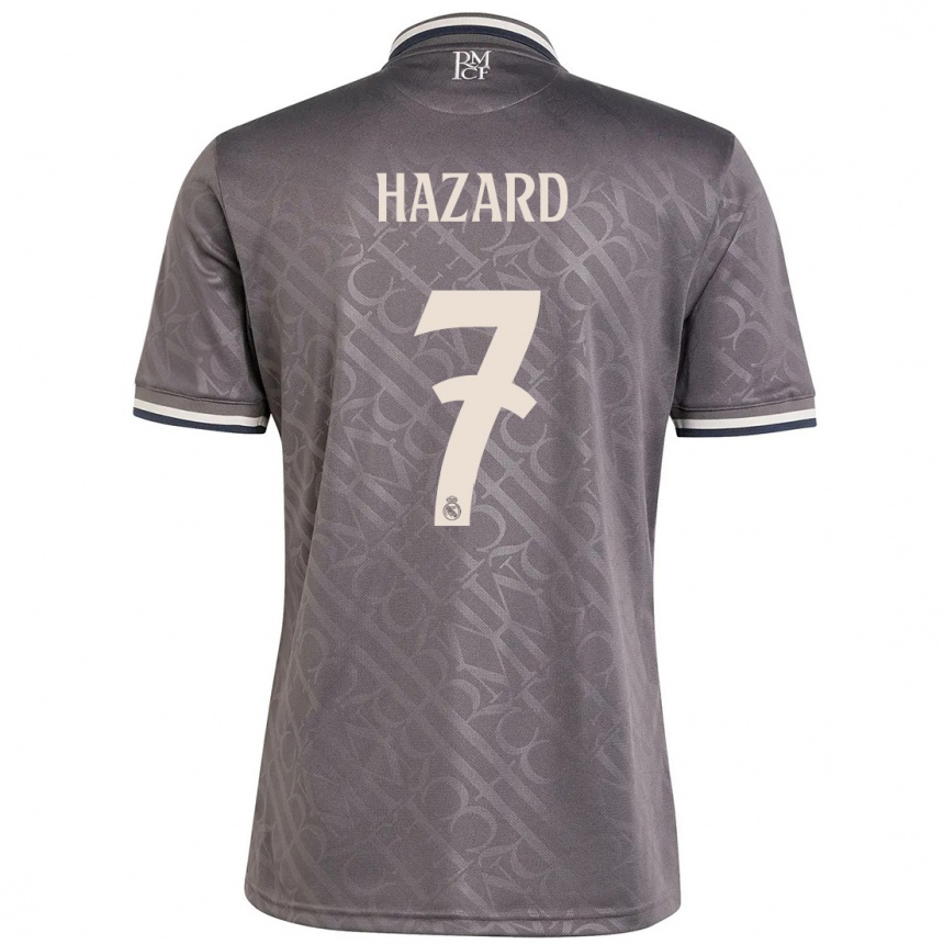 Niño Fútbol Camiseta Eden Hazard #7 Carbón Equipación Tercera 2024/25 México